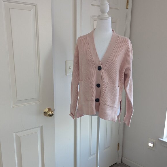 Chunky Pink Cardigan size M - Picture 10 of 13